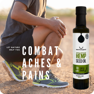 Hemp Seed Oil combat aches and pains