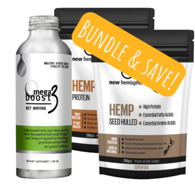 Hemp Max Bundle - Omega3B + Hemp Seeds + Protein